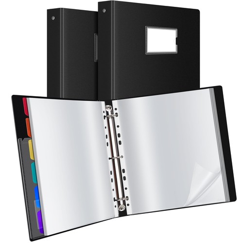 Pocket binder with plastic - 80-pocket,