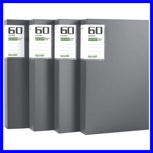 Binder with plastic sleeves - plastic, 4