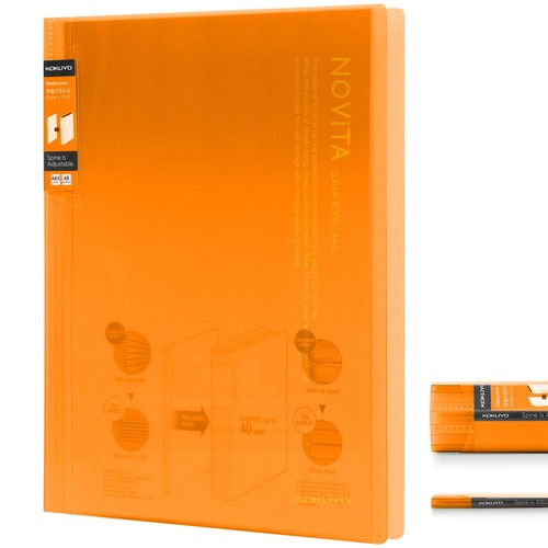 Pocket binder with plastic - 40-pocket,