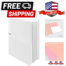 20-Pocket Binder with Plastic