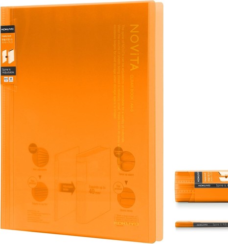 Pocket binder with plastic - 20-pocket,