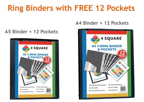 Presentation ring binder - a5/a4,